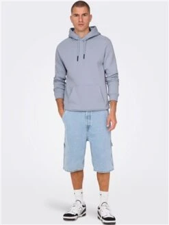 Only & Sons Blue / Eventide Regular Fit Sweat Hoodie -Jack & Jones Store 28912 2