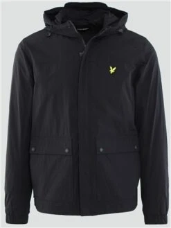 Lyle & Scott Jet Black Hooded Pocket Jacket