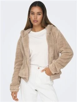 Only Beige / Humus New Anna Sherpa Jacket