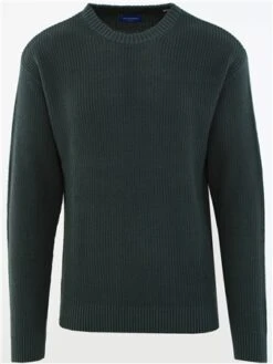Jack & Jones Green / Magical Forest Crew Neck Knitted Pullover