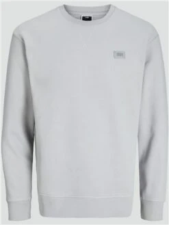 Jack & Jones Grey / High-Rise Plain Sweatshirt