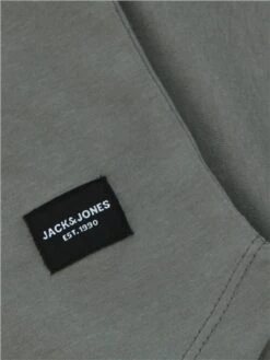 Jack & Jones Grey / Sedona Sage Plain Crew Neck T-Shirt -Jack & Jones Store 28955 2