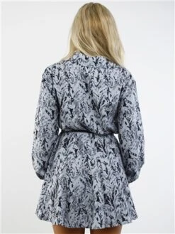 Saint Genies Grey Animal Print Shirt Dress -Jack & Jones Store 28967 3