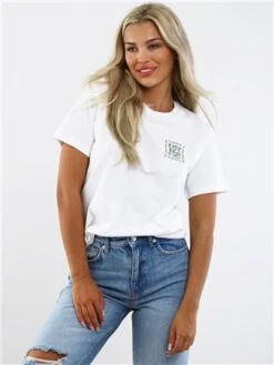 Vans Marshmallow Shroomy Experience Boyfriend Fit T-Shirt