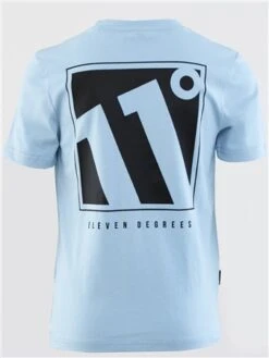 11 Degrees Powder Blue Junior Large Logo Graphic T-Shirt -Jack & Jones Store 28980 3