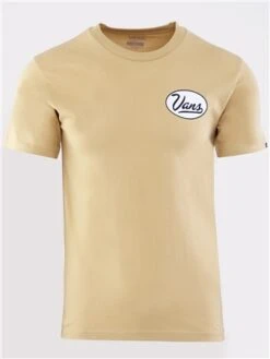 Vans Taos Taupe Gas Station Logo T-Shirt