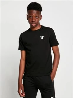 11 Degrees Black Junior Core T-Shirt -Jack & Jones Store 28986 3