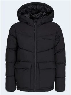 Jack & Jones Black Junior Puffer Jacket