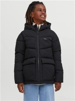 Jack & Jones Black Junior Puffer Jacket 7 Jack & Jones Black Junior Puffer Jacket -Jack & Jones Store 28994 3