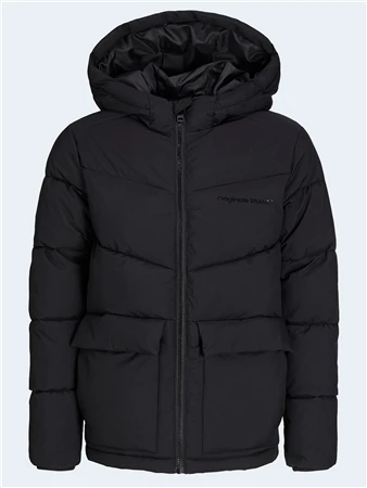 Jack & Jones Black Junior Puffer Jacket 1 Jack & Jones Black Junior Puffer Jacket
