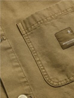 Jack & Jones Brown / Otter Washed Carpenter Denim Jacket -Jack & Jones Store 29002 2