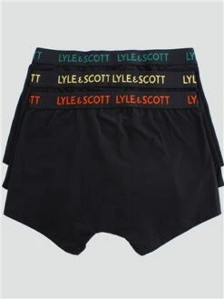 Lyle & Scott Black 3 Pack Trunks -Jack & Jones Store 29027 2