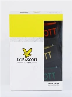 Lyle & Scott Black 3 Pack Trunks -Jack & Jones Store 29027 3