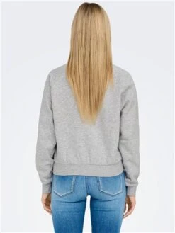 Only Grey / Light Grey Melange Laney New York O Neck Box Sweater -Jack & Jones Store 29032 3