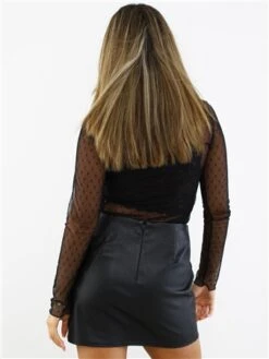 Pieces Black Nesh Long Sleeved Top -Jack & Jones Store 29033 3