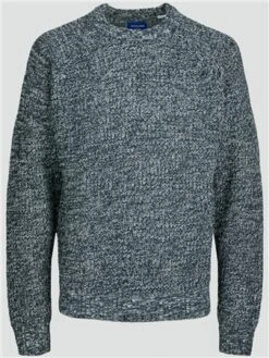 Jack & Jones Blue / Total Eclispe Knit Crew Neck Jumper