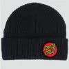 Santa Cruz Black Classic Dot Beanie