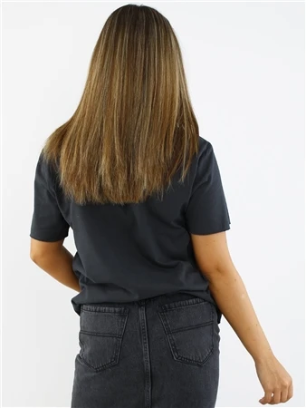 Amplified Charcoal Tupak Shakur Printed T-Shirt 4 Amplified Charcoal Tupak Shakur Printed T-Shirt - Image 4