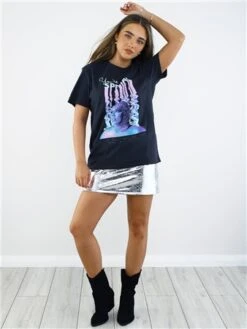 Amplified Charcoal Lizzo You'Re Special Tee -Jack & Jones Store 29071 2