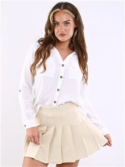 Veromoda Snow White Bumpy Shirt