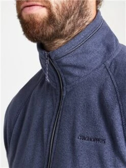 Craghoppers Blue Navy Marl Half Zip Fleece -Jack & Jones Store 29096 2