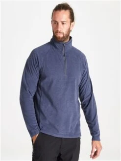 Craghoppers Blue Navy Marl Half Zip Fleece -Jack & Jones Store 29096 3