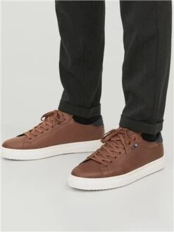 Jack & Jones Brown / Cognac Synthetic Sneaker -Jack & Jones Store 29112 3