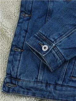 Only & Sons Blue / Medium Blue Denim Denim Jacket With Teddy Lining -Jack & Jones Store 29117 2