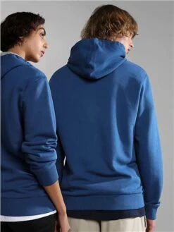 Napapijri Blu Mazarin Burgee Hoodie -Jack & Jones Store 29118 2