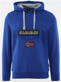 Napapijri Blu Mazarin Burgee Hoodie