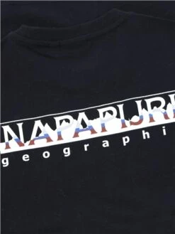 Napapijri Black Telemark Short Sleeve T-Shirt -Jack & Jones Store 29122 2