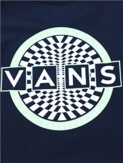 Vans Dress Blue Junior Circle Back Print T-Shirt -Jack & Jones Store 29127 2