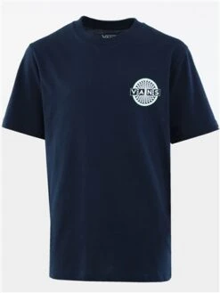 Vans Dress Blue Junior Circle Back Print T-Shirt