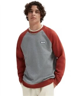 Vans Red, Grey Rutland Iiii Crew Sweatshirt -Jack & Jones Store 29130 3