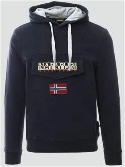 Napapijri Blue Marine Burgee Hoodie