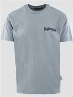 Napapijri Grey Telemark Short Sleeve T-Shirt