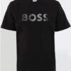 Boss Black Junior Cotton T-Shirt With Stripe Logo