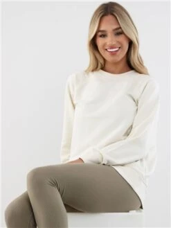 Brave Soul Cream Knit Sweater