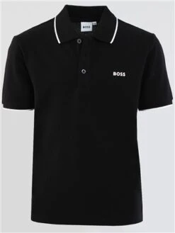 Boss Black Junior Polo Shirt In Cotton Piqué