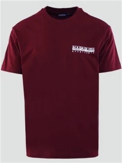 Napapijri Bordeaux Telemark Short Sleeve T-Shirt