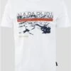 Napapijri White Forsteri Short Sleeve T-Shirt