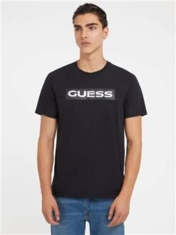 Guess Black Front Logo T-Shirt -Jack & Jones Store 29161 3