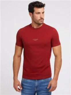 Guess Red Small Logo T-Shirt -Jack & Jones Store 29162 3