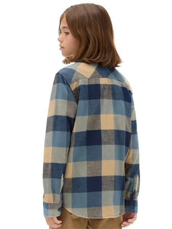 Vans Blue Junior Box Flanel Shirt 2 Vans Blue Junior Box Flanel Shirt - Image 2
