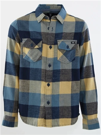Vans Blue Junior Box Flanel Shirt 1 Vans Blue Junior Box Flanel Shirt