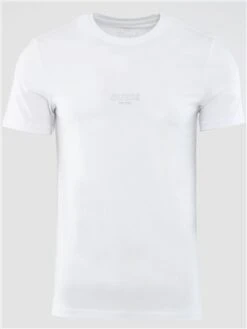 Guess White Front Logo T-Shirt