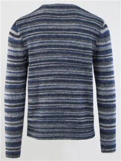 Guess Blue Crew Neck Wool Blend Sweater -Jack & Jones Store 29172 3
