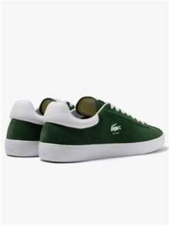 Lacoste Dark Green / White Baseshot Suede Trainers -Jack & Jones Store 29174 3
