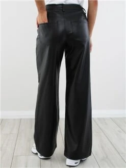 Only Black / Black Madison Life Hw Wide Faux Leather Pant -Jack & Jones Store 29175 3