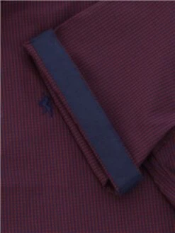 Alex & Turner Red/Navy Pattern Print Short Sleeve Shirt -Jack & Jones Store 29181 2